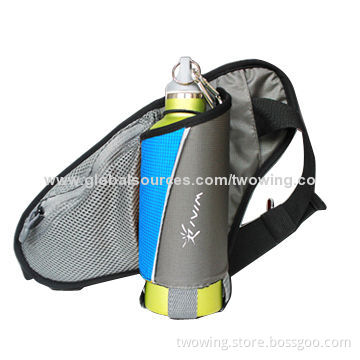 Water bottle bag, 210D ripstop fabric, suitable for 500mL-800mL water bottle